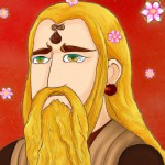شخصیت اصلی انیمه مرد تک مشتی اگر مو طلایی و ریش داشت