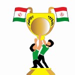 بالا بردن جام جهانی توسط تیم ایران