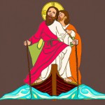 عیسی مسیح سوار بر دوش حضرت نوح