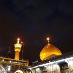 زیارت حرم امام حسین در شب