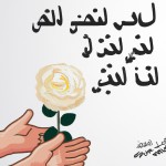 گل رز سفید به دست خواهر  خیلی خوشکل که برای برادرش هدیه می دهد چشمان برادر اشک شوق باشد