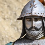 یک سرباز ساسانی در ایران باستان در میدان جنگ