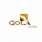 یک لوگو با اسم گلسا برای یک فروشگاه بسیار مدرن