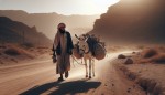 حکیم همراه با خرش