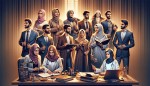 تصویری از جوانان ایرانی اسلامی به روز موفق در مشاغل مختلف در کنار هم با حجاب اسلامی