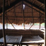 Inside the forest hut