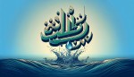 کلمه "زلال سرا" بزرگ و زیبا همراه با قطره آب بر روی آب متلاطم و  با مفهوم شفاف و زلال بودن به رنگ های سبز و آبی که حس شفافیت و طراوت را انتقال دهد.