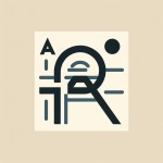 یه لوگو مینیمال بساز با این حروف انگلیسی : A ، R