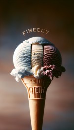 بستنی قیفی 3 نازل