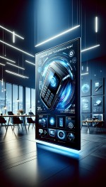 یک عکس تبلیغاتی برای دستگاه کارت خوان