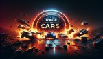 یک لوگو کانال یوتیوب با موضوع تصادف ماشین ها بساز که متن Rage of cars هم درونش به کار رفته باشد