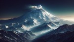 یک تصویر با ابهت از دماوند