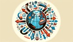 An image symbolizing global reorganization following the Cold War.