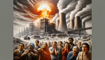 The Chernobyl accident of 1986 and consequent public dissent.