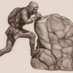 یک جنگجو در سال ۳۰۰۰ میلادی که به سال ۲۰۲۴ میلادی سفر کرده و در حال جنگ با سربازان اوکراینی است که خودش نیز اسلحه ی پیشرفته ای دارد و پشت یک سنگ بزرگ در حال جنگ است و کنارش نیز یار دیگری وجود دارد.