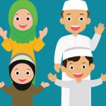 پدر و مادر و دوتا پسر و یک دختر مسلمان