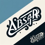 یک لوگو با کلمه Absar