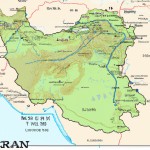 نقشه سیاسی ایران در سال ۱۵۰۰ هجری شمسی