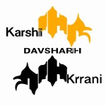 یک لوگو با طرح درفش کاویانی و درفش شهباز