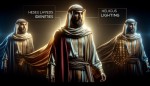 یک عکس حماسی از یک مرد مسیحی که به ظاهر مسیحی است بساز که در حقیقت مسلمان باشد