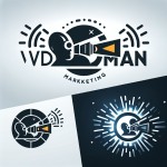 یک لوگو با اسم vidomanبرام طراحی کن در حوزه ویدیو مارکتینگ هم فعالیت می کنند