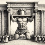 حضرت علی علیه السلام را وقتی درب خیبر را میشکست بکش جوری که چهره ایشان معلوم نباشد