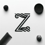 میخوام لوگو مینیمال با اسم zi که برای بافت مو باشه میخوام