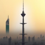 ترکیب برج میلاد تهران و برج خلیفه دبی