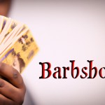 یه عکس تبلیغاتی که روش نوشته باشه ( BARANDEHSHOO) و همچنین ایه مرد هم توش باشه و توی دستاشم پول باشه.