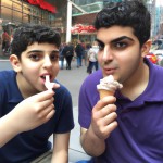 رستم و سهراب در میدان تایمز نیویورک بستنی می خوردند