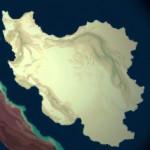 نقشه ایران بدون نوشته