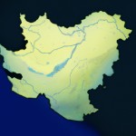 نقشه ایران بدون نوشته