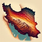 نقشه ایران جذاب