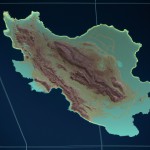 نقشه ایران بدون نوشته