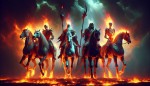 یک عکس ترسناک از 4 سوار آخرالزمان بساز