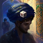 یه مرد با سر تاس  در آرامگاه حافظ در شیراز