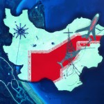 نقشه واقعگرایانه ایران ، با نماد هایی از پیشرفت در علم و فناوری ، ازجمله ، قدرت نظامی و موشکی ، قدرت...