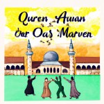صحنه جنگ و غلبه  مؤمنان به قوم بنی اسرائیل در وعده دوم ، طبق سوره اسرا  قرآن و نماز خواندن  مسلمانان از تمام نژادهای انسان در مسجد الاقصی