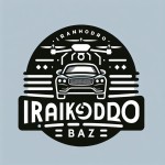 یک لوگو بساز که متنی که برایت درون پارانتز نوشتم با خودرو نوشته شده باشد (irankhodro baz)