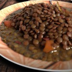 غذای عدسی اگر آدم بود