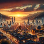 یه تصویر از تبریز در سال 2030 با کیفیت4k