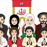 خانواده ایرانی مذهبی و انقلابی ۵ نفره دو پسر ۹ و ۲۱ 
۱۷ ساله ساله و یک دختر