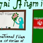 یه عکس در مورد وفاق ملی و وحدن ملی با در نظر داشتن زمینه آموزش و پروش ایرن در مدارس دخترانه دبیرستان دوره اول. پرچم ایران را درست بکش. این عکس قراره پوستر باشه
