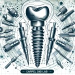 پس زمینه ایمپلنت دندان با اسم carpel digi lab
