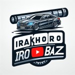یک لوگوی حرفه‌ای و واقع‌گرایانه برای کانال یوتیوب با نام IRANKHODRO BAZ طراحی کنید لوگو باید طراحی یک ماشین شیک را نمایش دهد از عناصر مدرن و برجسته استفاده کنید و نام IRANKHODRO BAZ را به طور تمیز و با فونت شیک و حروف بزرگ در طراحی گنجانده شود