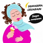 یک خانم باردار که دائم در حال خوردن بستنی است و دائم می‌خوابد و موهای فرفری داره و محجبه است