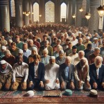 نماز جماعت شیوخ در مسجد