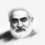 یک عکس سیاه و سفید از شاعر ایرانی،با تخلط شهریار میخوام