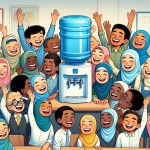 یک تصویر میخوام از کلاس درسی که بچه های دانش آموز زیر باد کولر آبی نشستند و دارن لذت میبرند
برای یک پویش میخوام که کولر برای مدارس جمع کنیم
بچه ها حجاب داشته باشند