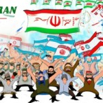 یک تصویر در مورد پیروزی ای آن بر اسرائیل و فقط قدس با حضور اقشار مختلف به رهبری امام خامنه ای طراحی کن، تصویری که در آن اقتدار ایران نمایان باشد